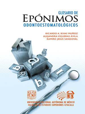 cover image of Glosario de epónimos odontoestomatológicos